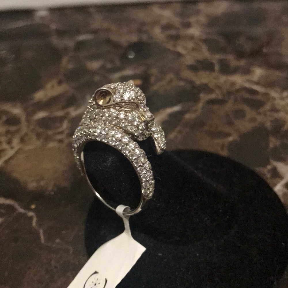 Silver pantera ring - Picture 2 of 4